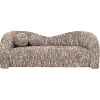 Kare Design Livia Melange 2-zitsbank, bruin