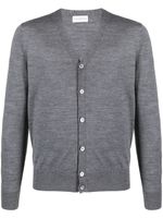 Ballantyne cardigan en laine à design chiné - Gris