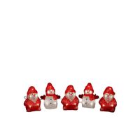 Konstsmide 6254-103 Acryl figuur Energielabel: G (A - G) Sneeuwpoppen Set van 5 stuks Warmwit LED Warm-wit - thumbnail