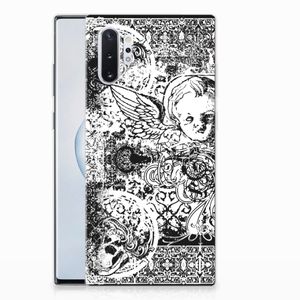 Silicone Back Case Samsung Galaxy Note 10 Plus Skulls Angel