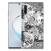 Silicone Back Case Samsung Galaxy Note 10 Plus Skulls Angel