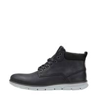 JACK & JONES leren veterboots antraciet
