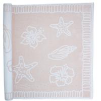 The One Towelling Strandlaken Joshua Hawaii - 90 x 190 cm - Zalmroze/Wit