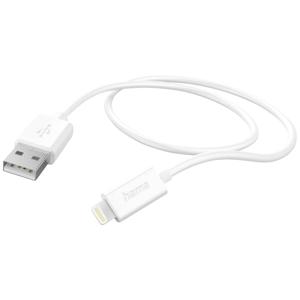 Hama USB-laadkabel USB 2.0 Apple Lightning stekker, USB-A stekker 1.00 m Wit 00201579