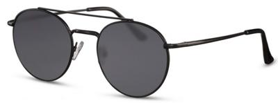 CWI zonnebril piloot unisex zwart/smoke (CWI2428)