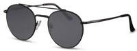 CWI zonnebril piloot unisex zwart/smoke (CWI2428)