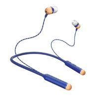 The House Of Marley SMILE JAMAICA Headset Draadloos Hoofdband Oproepen/muziek Bluetooth Blauw