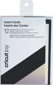 Cricut Joy Insteekkaarten 12 Pack Zwart/Holografisch