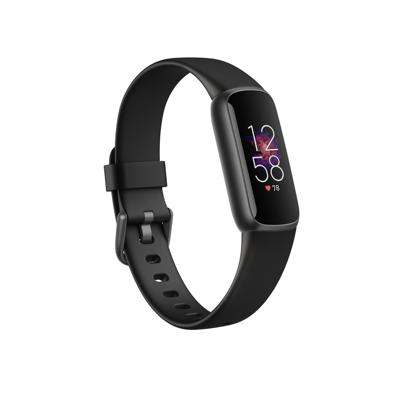 Fitbit Luxe AMOLED Polsband activiteitentracker Zwart, Grafiet