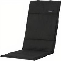 Madison - Tuinkussen Fiber De Luxe - Rib Black - 125x51 - Zwart