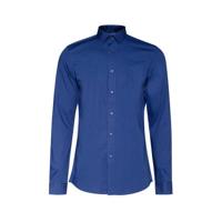 WE Fashion Fundamentals long slim fit overhemd blauw