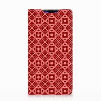 Huawei P30 Hoesje met Magneet Batik Rood