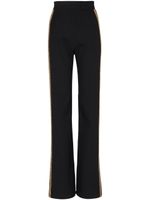 Balmain pantalon ample brodé de sequins - Noir