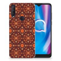 Alcatel 1S (2020) TPU bumper Batik Brown