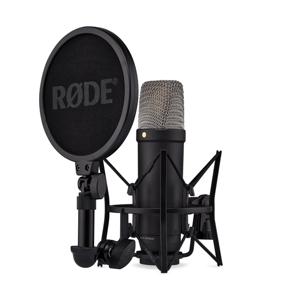 RODE Microphones NT1 5th Generation Black Zangmicrofoon Statief Zendmethode:Kabelgebonden Incl. shockmount, Incl. kabel, Incl. tas XLR, USB-C Kabelgebonden