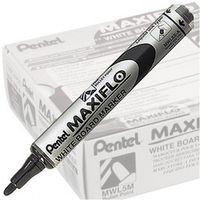 Pentel Maxiflo markeerstift Kogelpunt Zwart - thumbnail