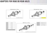 Fulcrum adapter hub rear disc to 12mm/142mm