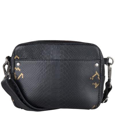 Cowboysbag Crossbody Schoudertas Bag Bobbie X Bobbie Bodt Snake Black and Gold