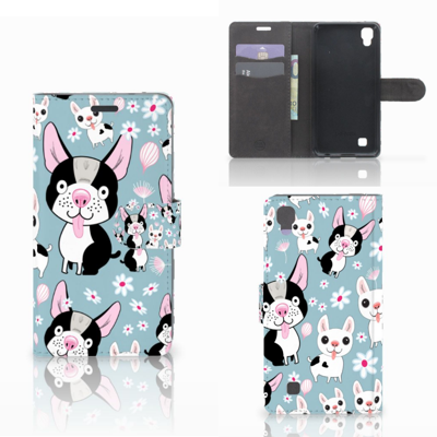 LG X Power Telefoonhoesje met Pasjes Hondjes LG X Power Telefoonhoesje met Pasjes Hondjes
