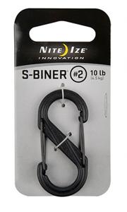 NITE Ize NI-SBP2-03-01 Karabijn S-Biner Gr. 2 76 mm x 50 mm x 25 mm 1 stuk(s)