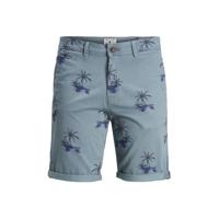 JACK & JONES JEANS INTELLIGENCE regular fit chino short Bowie met all over print trooper