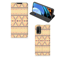 Xiaomi Poco M3 | Redmi 9T Hoesje met Magneet Aztec Yellow - thumbnail