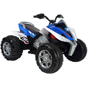 Rage elektrische kinderquad 12V blauw/wit