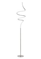 HighLight vloerlamp Curle - mat staal