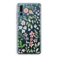 Botanical sweet flower heaven: Huawei P20 Pro Transparant Hoesje