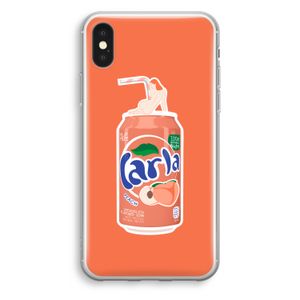 S(peach)less: iPhone XS Transparant Hoesje