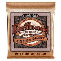 Ernie Ball 2150 Earthwood Phosphor Bronze Alloy Extra Light 010 - 050 snarenset voor westerngitaar - thumbnail