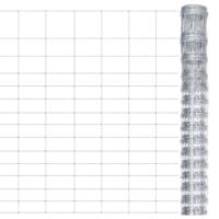 Tuinhek 50x1,6 m gegalvaniseerd staal zilverkleurig