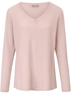 Trui 100% kasjmier V-hals Van include lichtroze