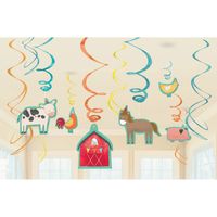 Hangdecoratie Boerderij Happy Farm (12st) - thumbnail