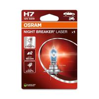 OSRAM NIGHT BREAKER LASER H7, +150% meer helderheid, halogeen koplamplamp, 64210NL-1BL, 12V, blister (1 lamp)