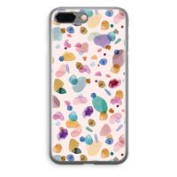 Terrazzo Memphis Pink: iPhone 8 Plus Transparant Hoesje - thumbnail