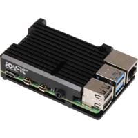 Joy-it ARMOR Case BLOCK SBC-behuizing Geschikt voor serie: Raspberry Pi Incl. passieve koeler Zwart