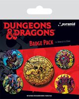 Dungeons & Dragons Pin-Back Buttons 5-Pack Beastly - thumbnail