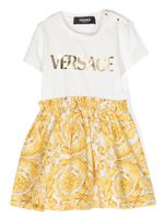 Versace Kids robe à imprimé baroque - Blanc - thumbnail