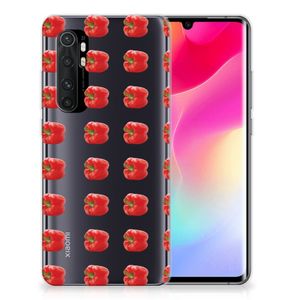 Xiaomi Mi Note 10 Lite Siliconen Case Paprika Red