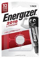 Energizer 7638900083002 knoopcel CR2016 Lithium, 3 V, Lithium