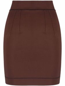 Dolce & Gabbana jupe crayon à taille haute - Marron