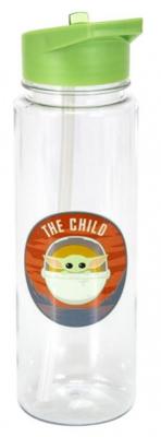 Paladone drinkfles The Mandalorian 650 ml transparant/groen