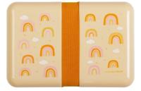 A Little Lovely Company broodtrommel Rainbows 18 cm oranje