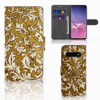 Wallet Case Samsung Galaxy S10 Barok Goud