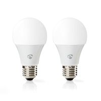 Nedis WIFILC21WTE27 Wi-fi Smart Led-lampen Full-colour En Warm-wit E27 2-pack