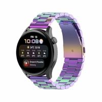 By Qubix - Stalen schakelband - Multicolor - Compatible met Xiaomi Redmi Watch 5 Active/Redmi Watch 5 Lite - Compatible Xiaomi bandje