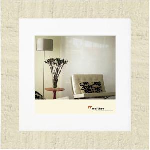 walther+ design HO440W Wissellijst Papierformaat: 40 x 40 cm Wit, Beige