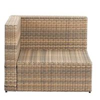 Le Sud loungestoel hoekelement Dordogne - taupe - 84x84x66 cm - Leen Bakker