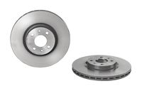 Remschijf COATED DISC LINE BREMBO, Remschijftype: Binnen geventileerd, u.a. für Abarth, Fiat, Lancia, Citroën, Peugeot - thumbnail